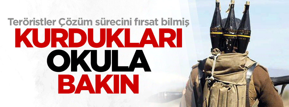 PKK'dan suikast okulu