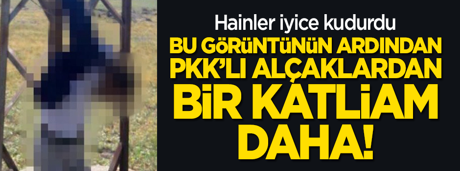PKK'lı alçaklar baba ve oğlunu katletti!