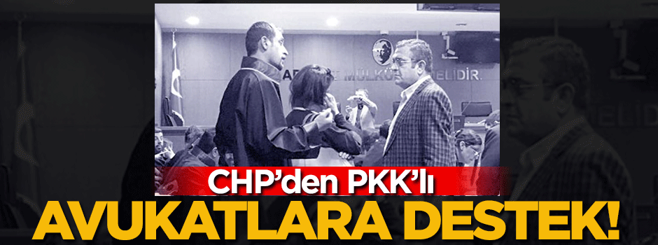 PKK'lı avukatlara CHP kalkanı!