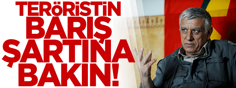 PKK’lı Cemil Bayık'ın 'barış' şartına bakın!