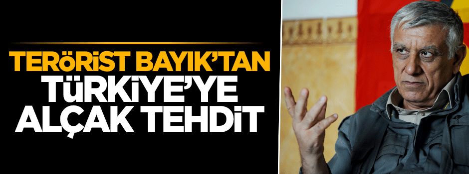 PKK'lı Cemil Bayık'tan alçak tehdit