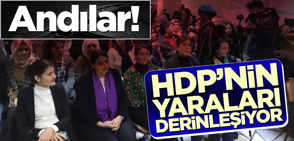 PKK’lı hainleri andılar! HDP’nin yaraları derinleşiyor