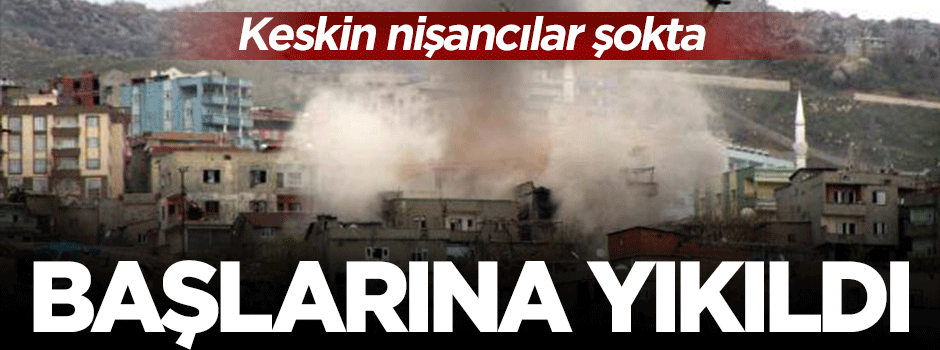 PKK'lı keskin nişancılara top yağmuru