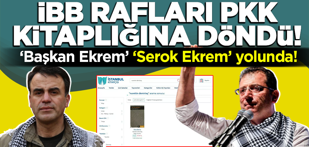 PKK'lı Nurettin Demirtaş'ın kitabı CHP'li İBB raflarında satışa çıkarıldı