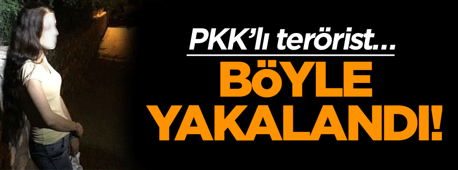 PKK’lı terörist… Böyle yakalandı!