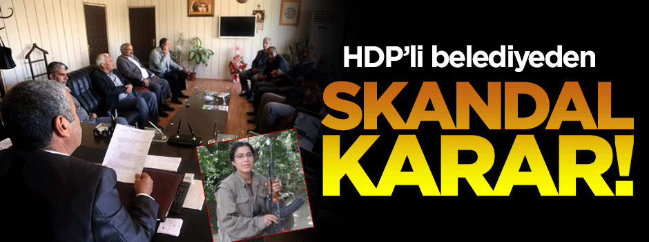 PKK’lı teröristin adını parka verdiler!