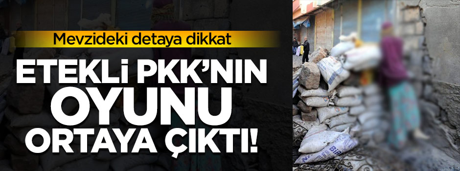 PKK'lı teröristler cansız mankene de etek giydirmiş!