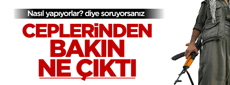 PKK’lı teröristlerin cebinden ‘kristal’ hapı çıktı