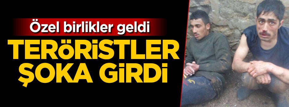 PKK'lı teröristlerin şoka girdiği an!