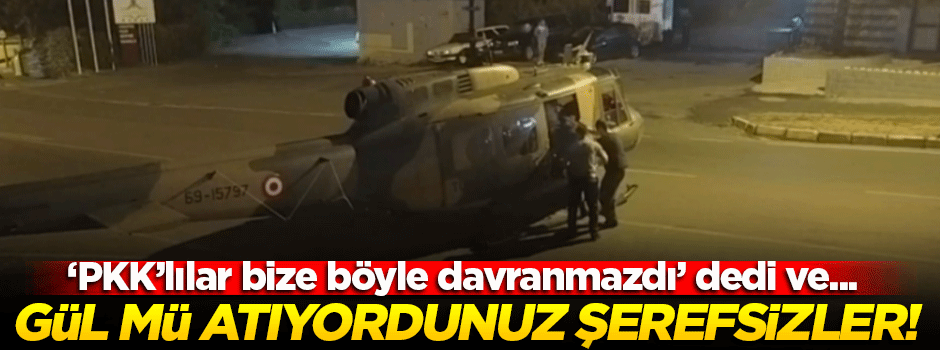 'PKK'lılar bana böyle davranmazdı' sözlerine sert tepki!