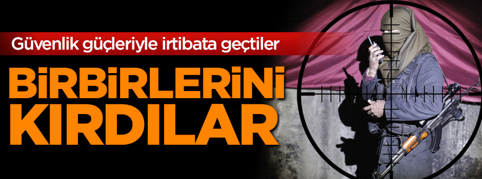 PKK'lılar birbirleriyle çatıştı