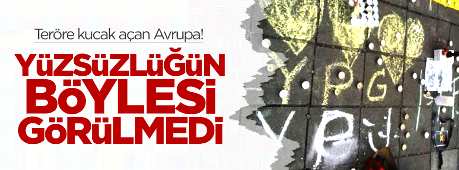 PKK'lılar Brüksel'de terörü kınadı (!)