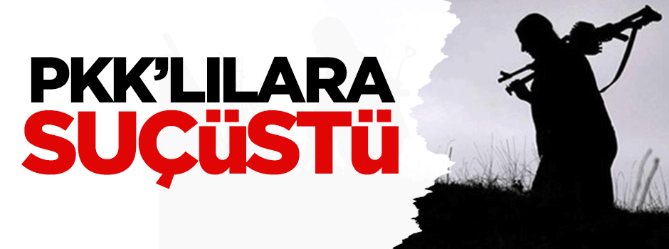 PKK'lılara suçüstü