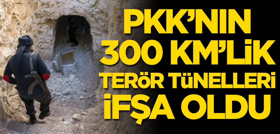 PKK'nın 300km'lik terör tüneli ifşa oldu
