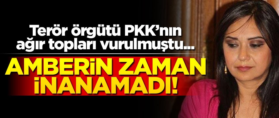 PKK'nın ağır topları vurulmuştu... Amberin Zaman inanamadı!