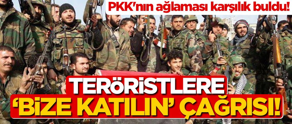 PKK'nın ağlaması karşılık buldu! Teröristlere "bize katılın" çağrısı