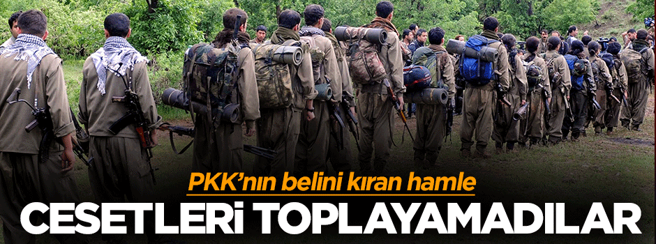 PKK'nın belini kıran hamle, cesetleri bile toplayamadılar