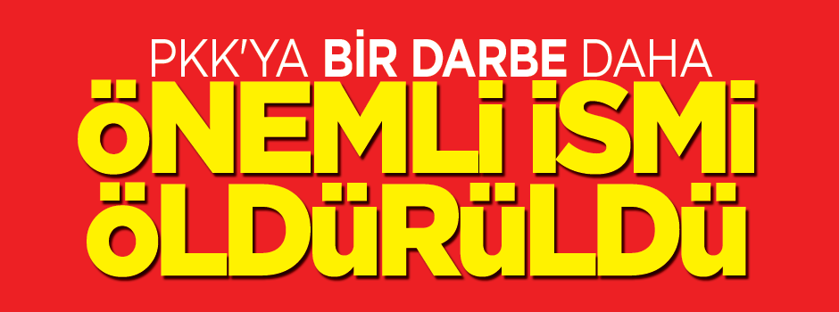 PKK’nın bölge sorumlusu öldürüldü