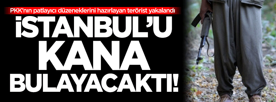 PKK'nın bombacısı İstanbul'da yakalandı