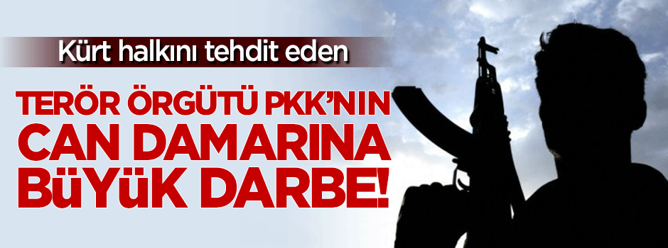 PKK'nın can damarına büyük darbe!