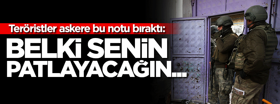 PKK'nın cephaneliği ele geçirildi