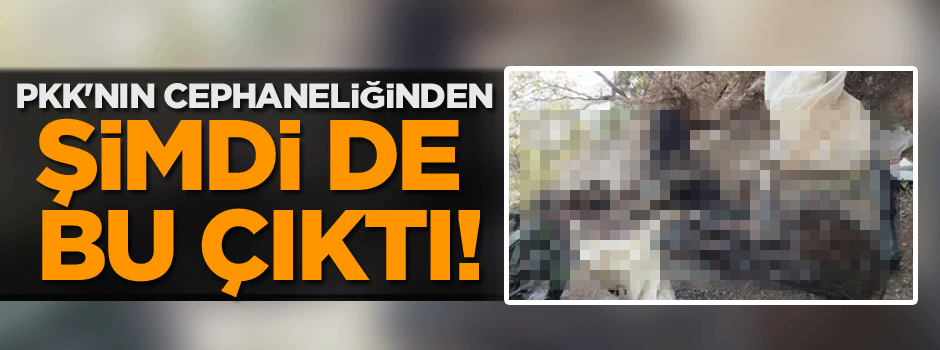 PKK'nın cephaneliğinden şimdi de bu çıktı!