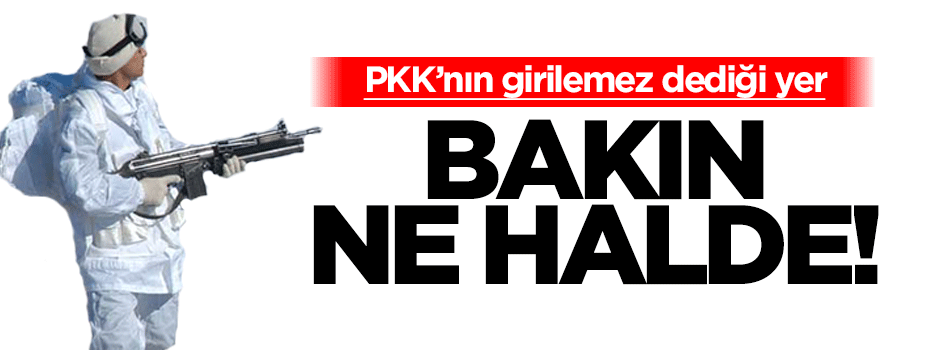 PKK'nın girilemez dediği bölge şimdi ne halde