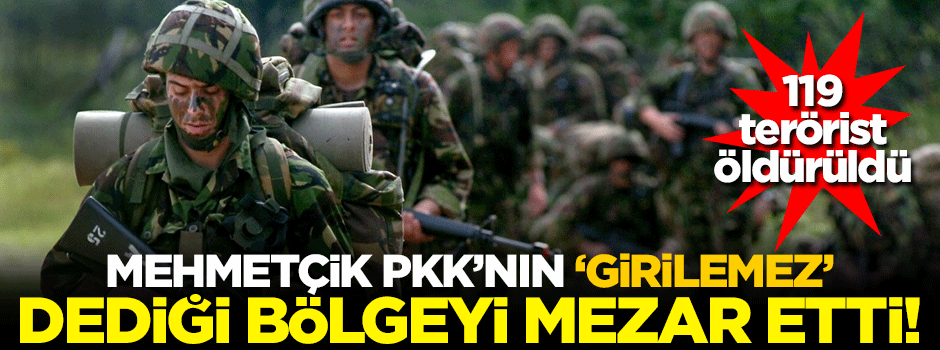 PKK'nın girilmez dediği bölgeyi mezar ettiler!