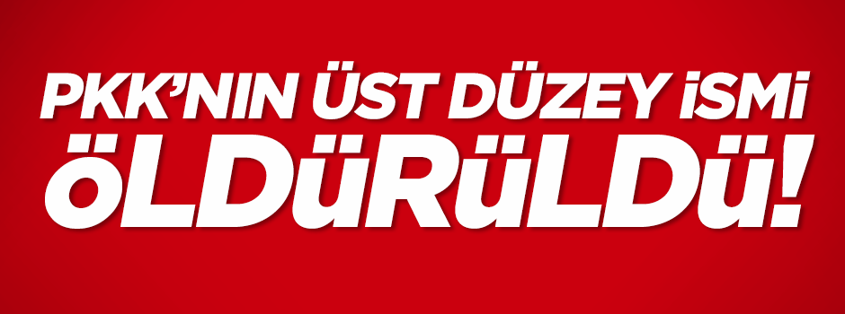 PKK'nın sözde Hakkari bölge sorumlusu öldürüldü!