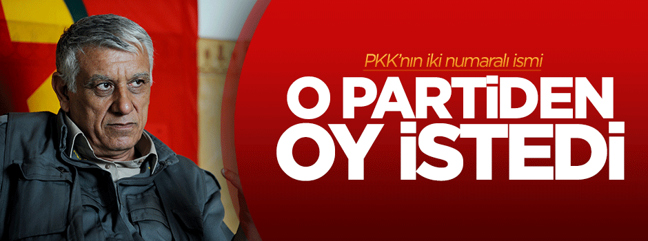 PKK'nın iki numaralı ismi MHP'lilerden oy istedi