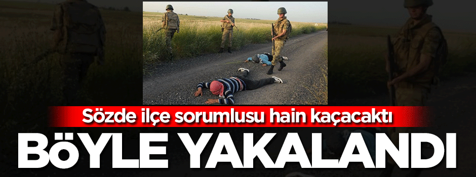 PKK'nın ilçe sorumlusu yakalandı!