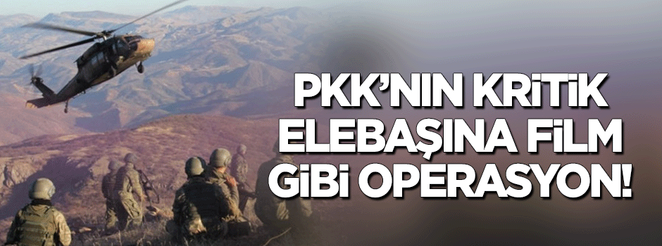 PKK'nın kritik elebaşına film gibi operasyon!