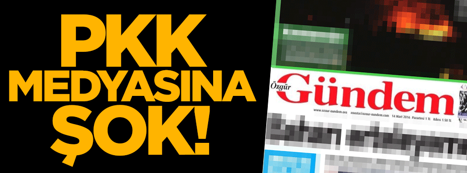 PKK'nın medyasına şok!
