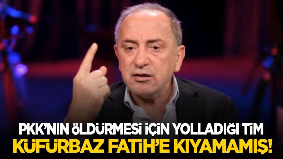 PKK’nın öldürmesi için yolladığı tim Küfürbaz Fatih’e kıyamamış!