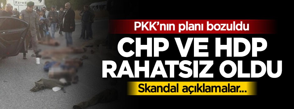 PKK'nın planı bozuldu, CHP ve HDP rahatsız oldu