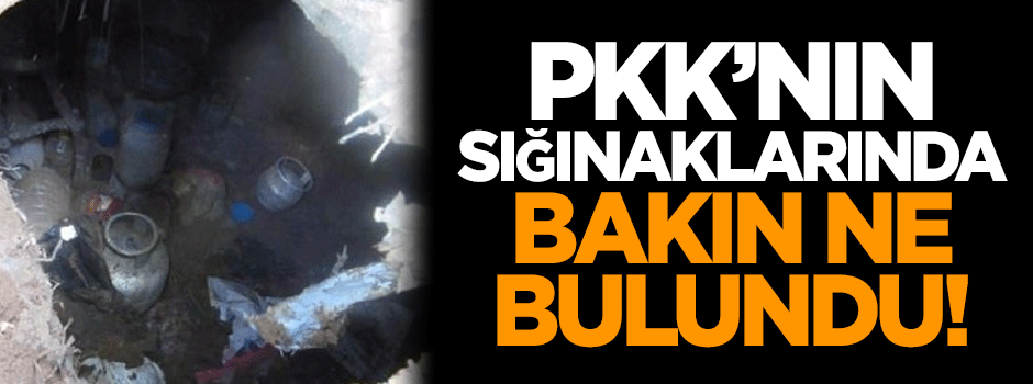 PKK'nın sığınaklarında doğum kontrol hapları bulundu!