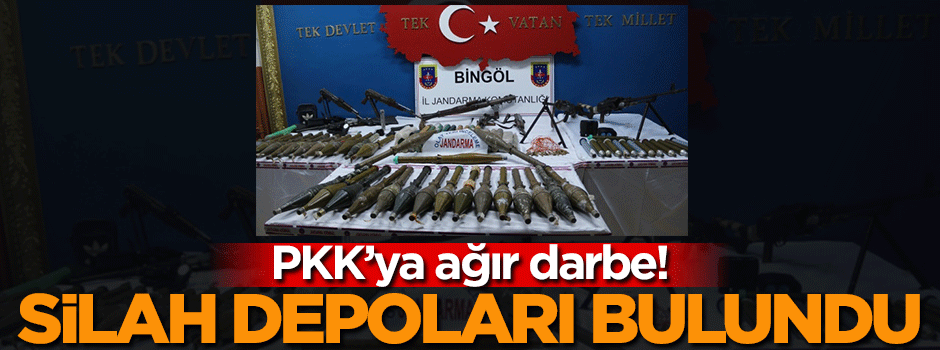 PKK'nın silah deposu bulundu!