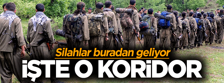 PKK'nın silah koridoru ortaya çıktı