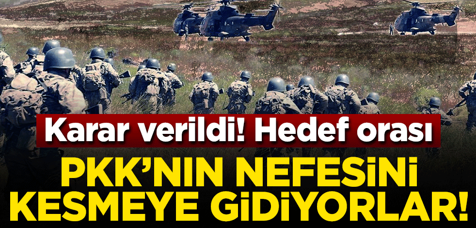PKK'nın sonu geldi! Hedef Kandil'i yerle bir etmek