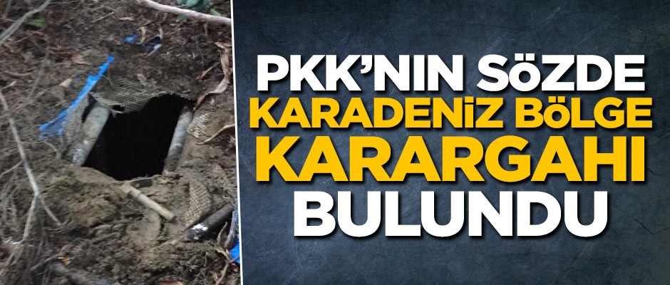 PKK'nın sözde Karadeniz bölge karargahı bulundu
