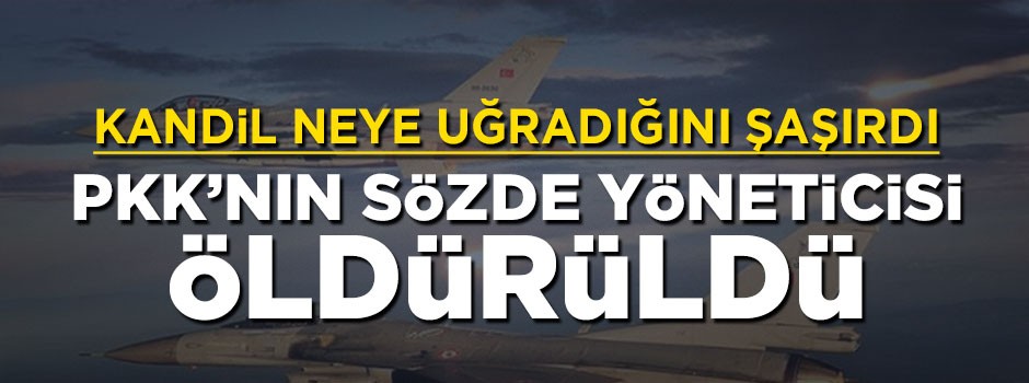PKK'nın sözde bölge sorumlusu öldürüldü