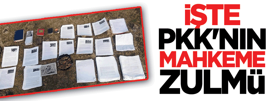 PKK'nın sözde 'mahkemesi'nden 'zulüm' çıktı