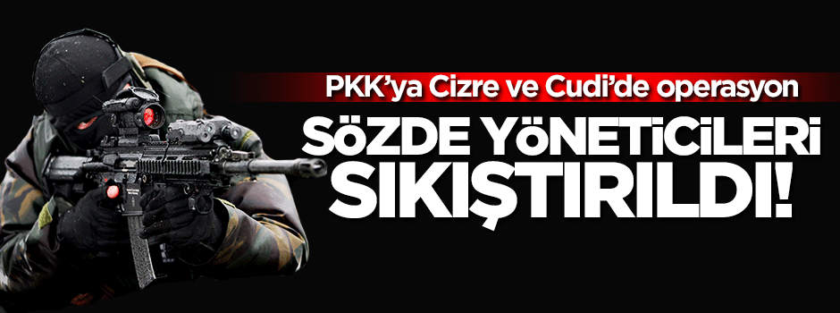 PKK'nın sözde yöneticileri sıkıştırıldı!