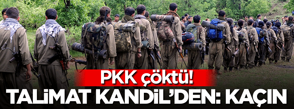 PKK'nın stratejisi çöktü! Kaçıyorlar