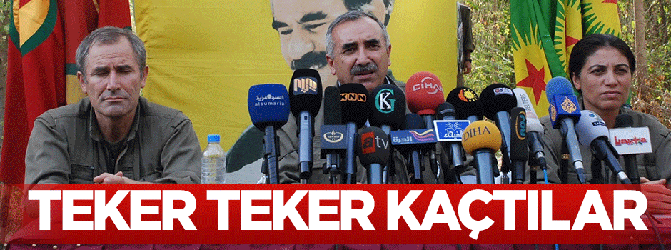 PKK'nın üst düzey isimleri kaçtı