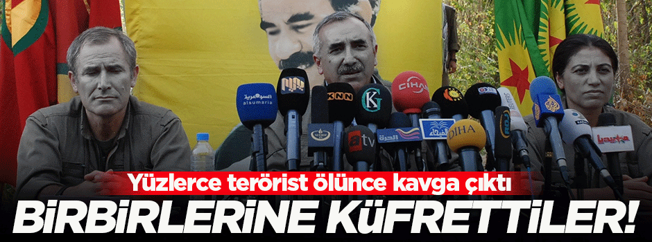 PKK'nın üst düzey yöneticileri birbirlerine küfretti