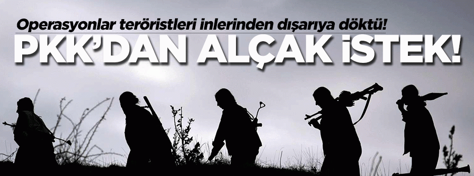 PKK'nın yan örgütü KCK'dan alçak istek!