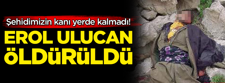 PKK'ya ağır darbe! Erol Ulucan etkisiz hale getirildi