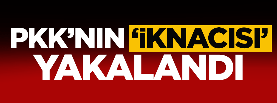 PKK'ya ağır darbe! 'İknacısı' yakalandı