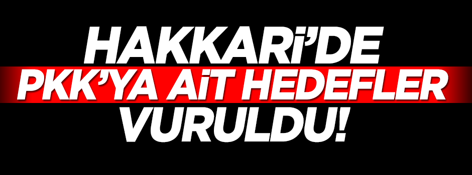 PKK'ya ait 17 hedef yerle bir edildi!